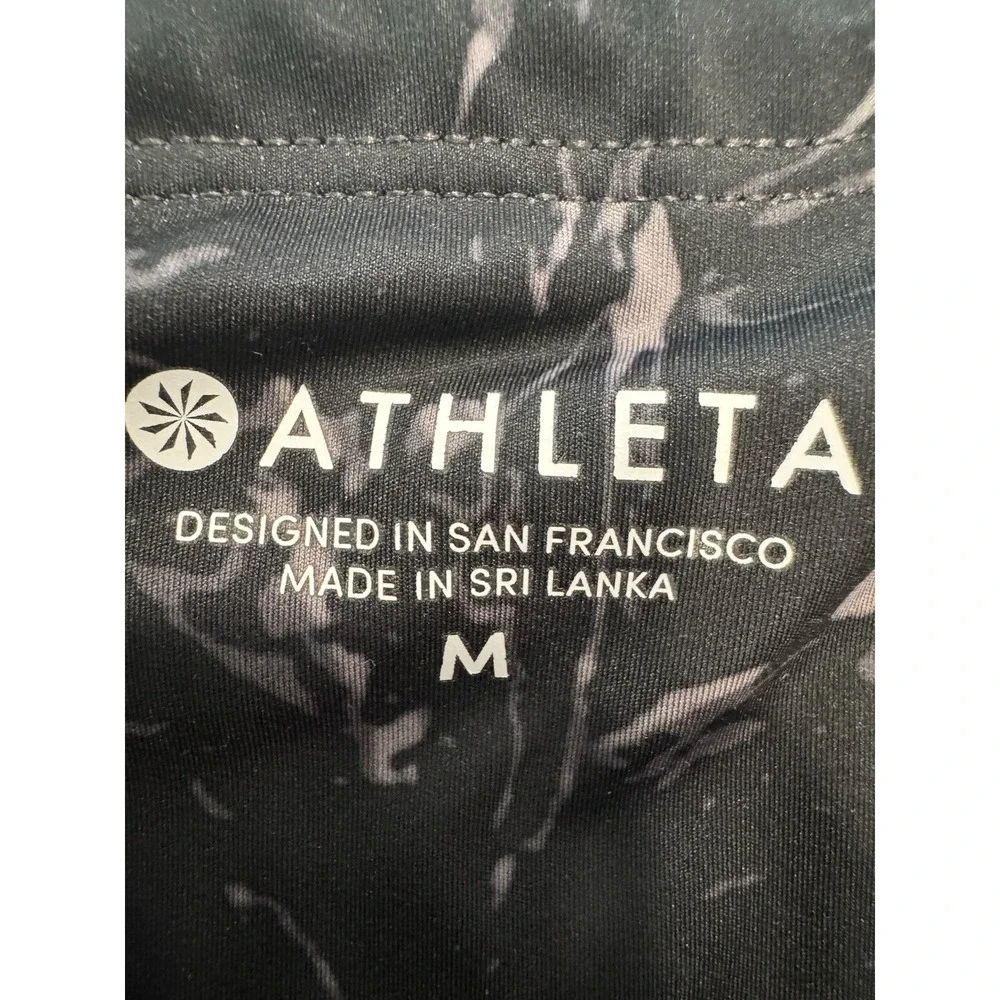 Athleta Leggings Women's Medium Zipper Pocket - Picture 2 of 7